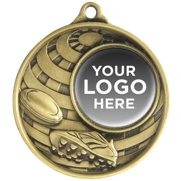 Global Logo Rugby League / Union Medal