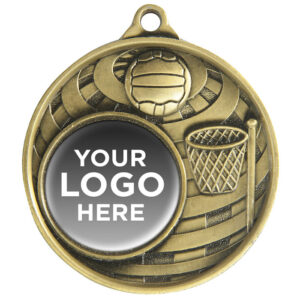 Global Logo Netball Medal