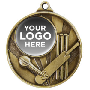Sunrise Logo Cricket Medal