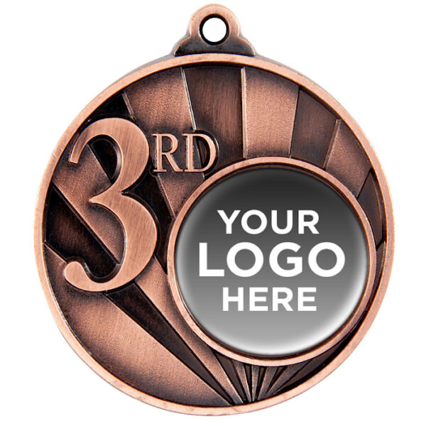 Sunrise Logo 3rd Place Medal