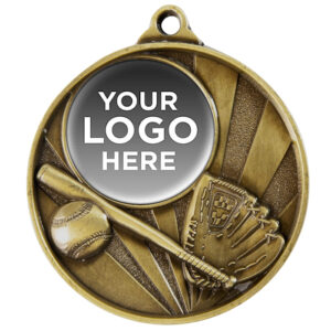 Sunrise Logo Baseball / Softball Medal