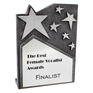 Star Cross Plaque Silver