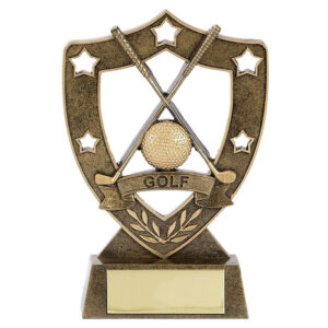 Gold Golf Shield