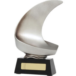 Abstract Boat Silver