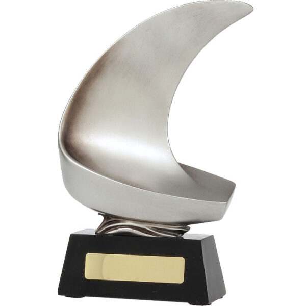 Abstract Boat Silver
