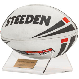 Acrylic Ball Holder - Rugby League / Union