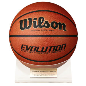 Acrylic Ball Holder - Basketball