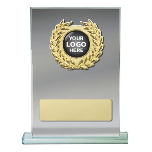 Wreath Glass Award Gold