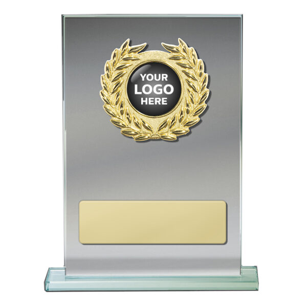 Wreath Glass Award Gold