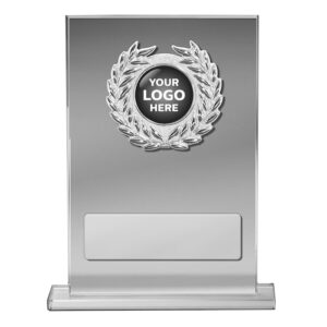 Wreath Glass Award Silver