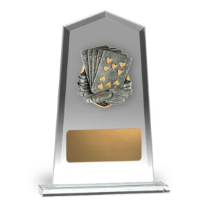 Hero Tower Glass Poker / Cards