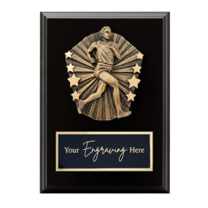 Cosmos Black Plaque Athletics Male