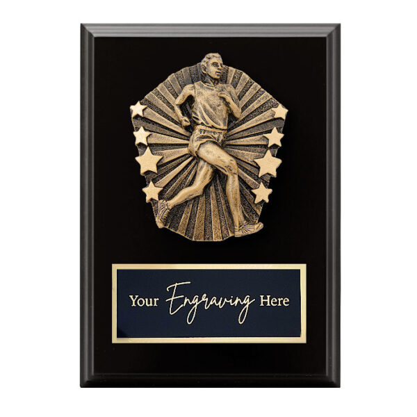 Cosmos Black Plaque Athletics Male