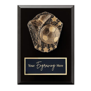 Cosmos Black Plaque Football / Soccer Theme