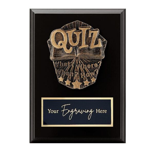Cosmos Black Plaque Quiz