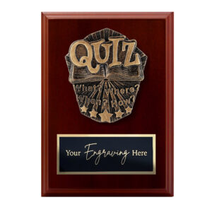 Cosmos Walnut Plaque Quiz