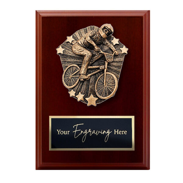 Cosmos Walnut Plaque BMX