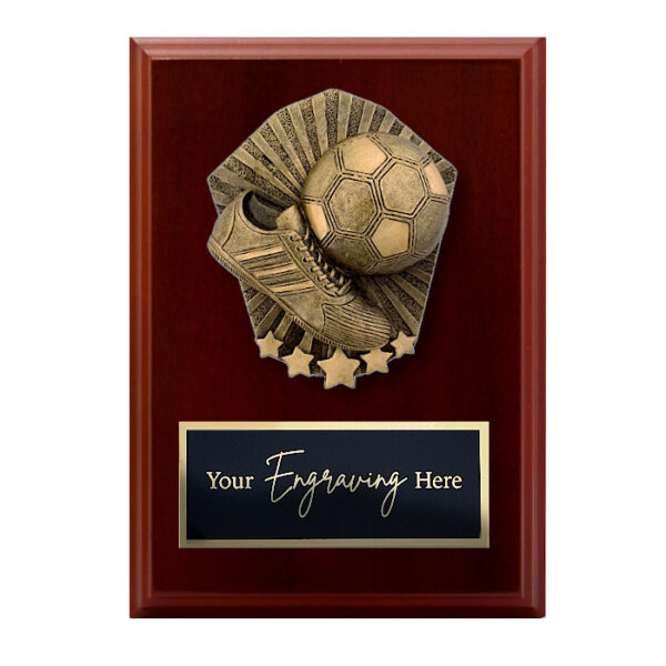 Cosmos Walnut Plaque Futsal