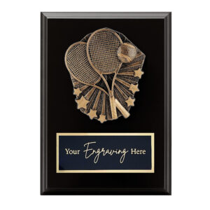 Cosmos Black Plaque Tennis