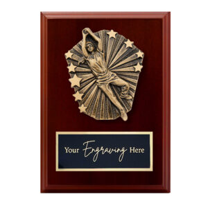 Cosmos Walnut Plaque Cricket Female Fielding
