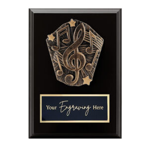 Cosmos Black Plaque Music