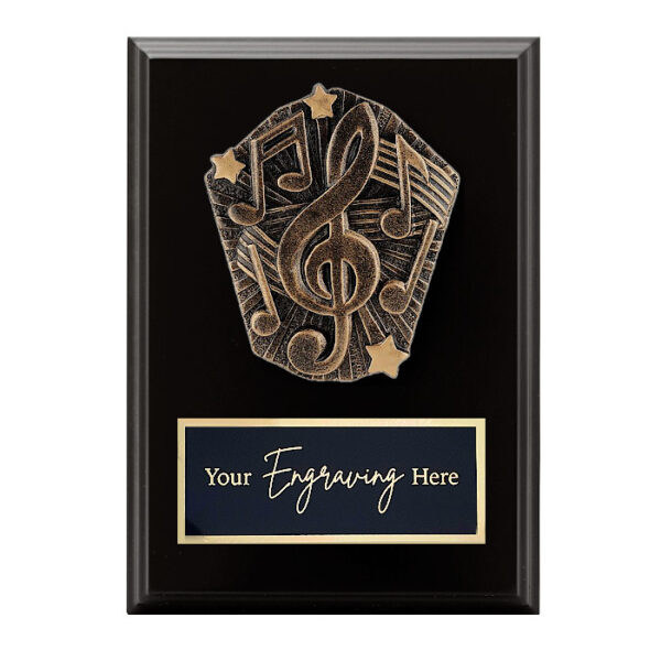 Cosmos Black Plaque Music