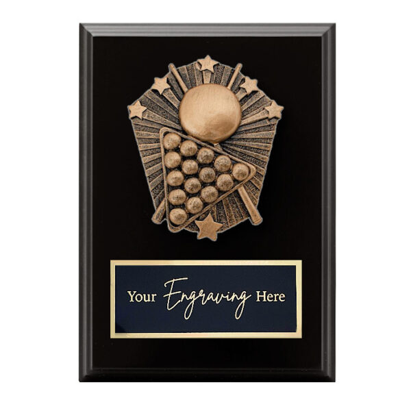 Cosmos Black Plaque Billiards / Snooker