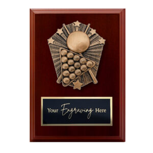 Cosmos Walnut Plaque Billiards / Snooker / Pool