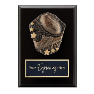Cosmos Black Plaque Aussie Rules / AFL Theme