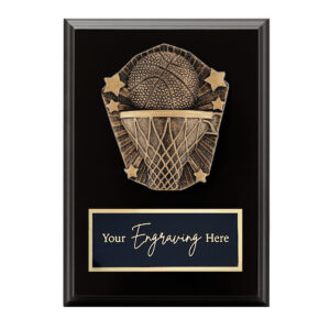 Cosmos Black Plaque Basketball