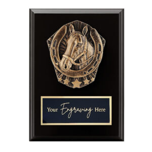 Cosmos Black Plaque Equestrian