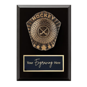 Cosmos Black Plaque Hockey