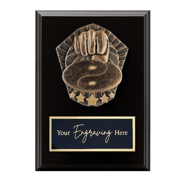 Cosmos Black Plaque Martial Arts