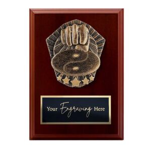 Cosmos Walnut Plaque Martial Arts