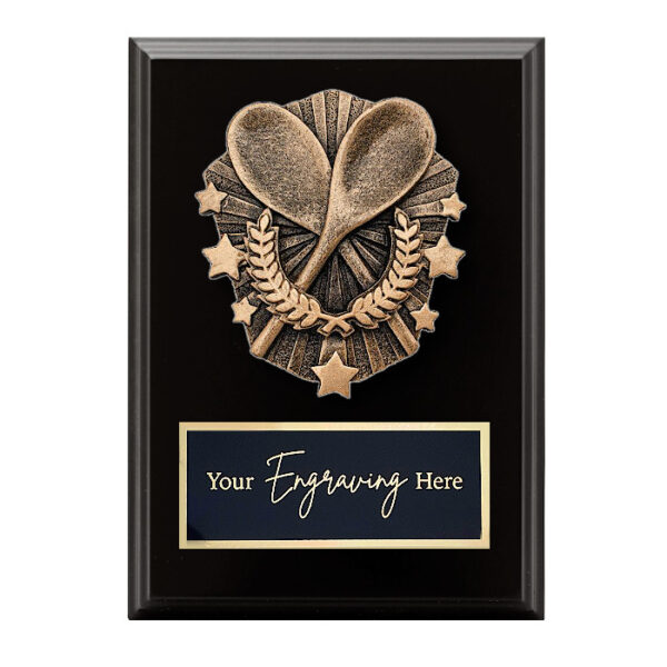 Cosmos Black Plaque Wooden Spoon