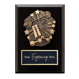 Cosmos Black Plaque Fitness