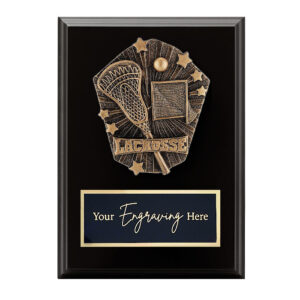 Cosmos Black Plaque Lacrosse