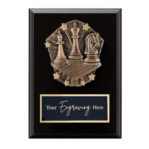 Cosmos Black Plaque Chess