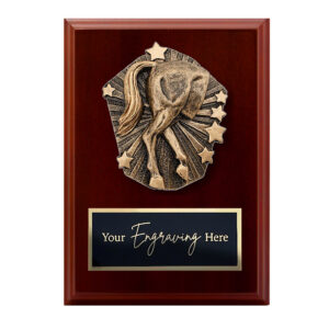 Cosmos Walnut Plaque Horse's Rear