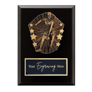 Cosmos Black Plaque Aussie Rules / AFL Female