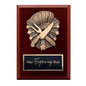 Cosmos Walnut Plaque Cooking