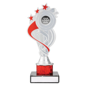 Ribbon Star Silver / Red