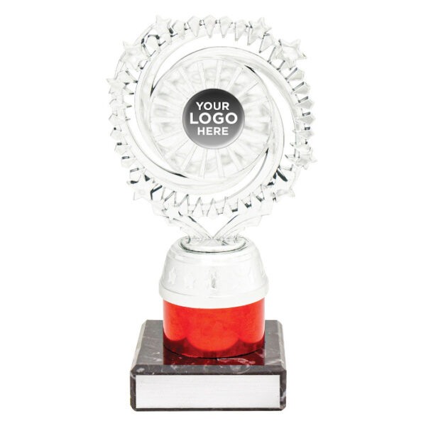 Cosmic Column Silver / Red