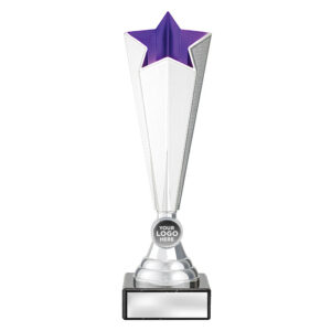 Mega Star Logo Silver / Purple