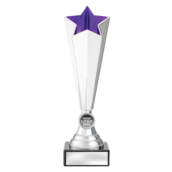Mega Star Logo Silver / Purple