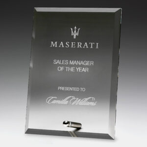 Prime Glass Plaque Clear