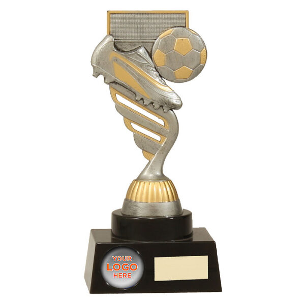 Budget Silver Logo Football
