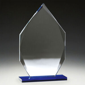 Glass Blue Arrowhead