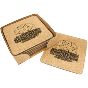 Coaster Set of 6 - Cork