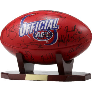 Timber Ball Holder – AFL / Aussie Rules